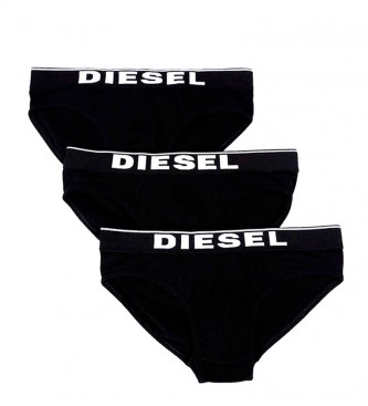 Diesel Pack de 3 Slip Andre negro
