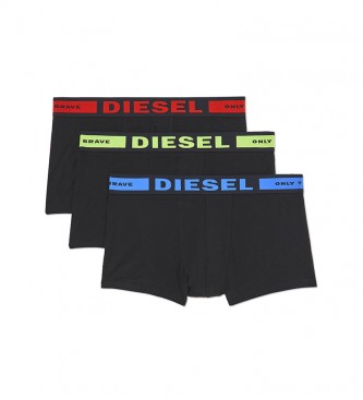 Diesel Pack de 3 Bóxers UMBX-Kortythreepack  negro