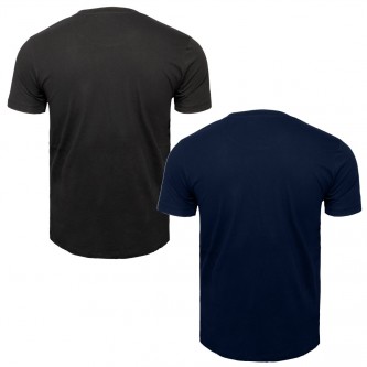 Diesel Pacote de 2 camisetas UMLT-Jake Maglietta da Marinha, pretas