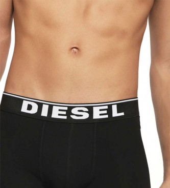 Diesel Pack 3 Bóxers Damien negro, gris, blanco