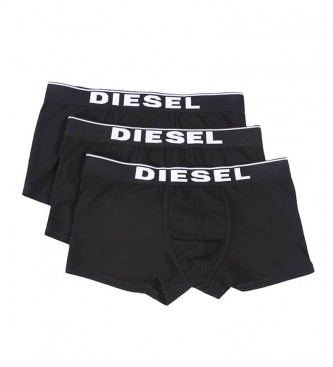 Diesel Pack 3 Bóxers Damien negro