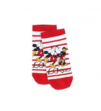 Disney M&M Love Socks rood