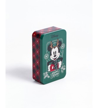 Disney Boxershorts Mickey Weihnachten Metall Geschenkbox rot
