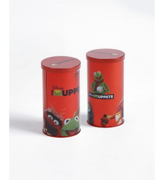 Disney Cuecas/Boxer Kermit Bote Caixa de oferta em metal vermelho
