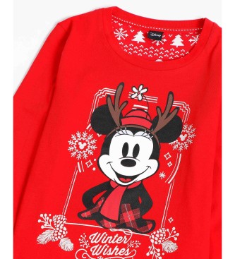 Disney Świąteczna piżama Mickey z długim rękawem  