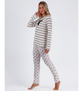 Disney Minnie Sequins Pyjamas med lange rmer  