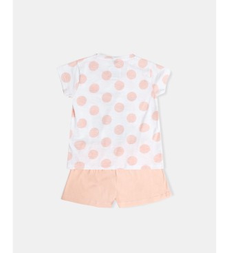 Disney Minnie Dots Roze Korte Mouw Pyjama