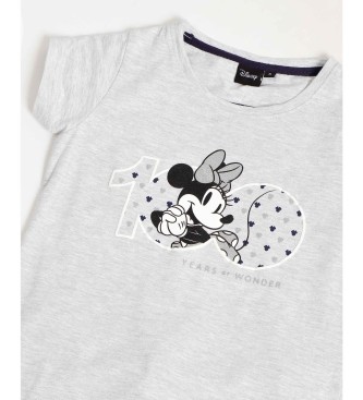 Disney Fabulous Minnie Schlafanzug mit kurzen rmeln grau