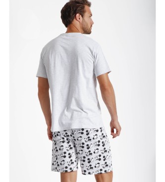 Disney Disney Mondays Grey Short Sleeve Pyjamas