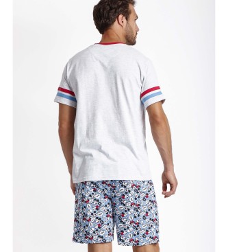 Disney Hello Mickey pyjamas med korte rmer gr