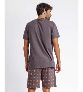 Disney DISNEY MUPPETS Short Sleeve Pyjamas Animal Summer grey