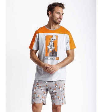 Disney Goofy Schlafanzug mit kurzen rmeln  