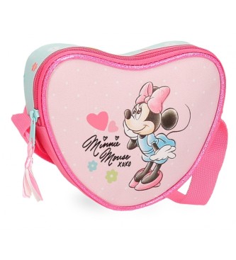 Disney Mala de transporte com corao da Minnie Imagine cor-de-rosa