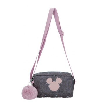 Disney Mickey-knopper antracit messenger-taske