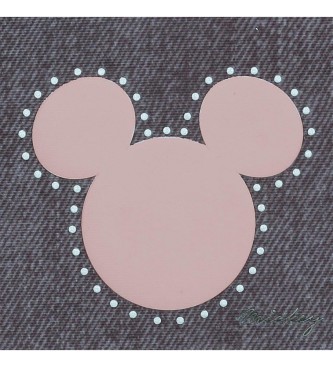 Disney Bandolera Mickey studs antracita