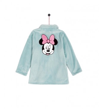 Disney Ciepły płaszcz z długim rękawem All Over Minnie Turquoise
