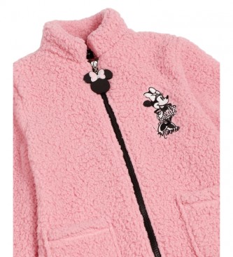 Disney Vestaglia rosa a maniche lunghe calda ed elegante di Minnie