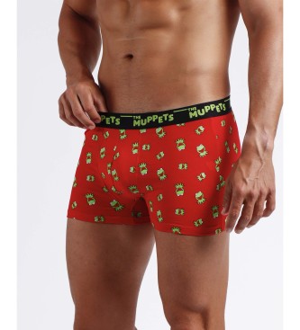 Disney Kratke hlače/Boxer Kermit Bote Kovinska darilna škatla rdeča
