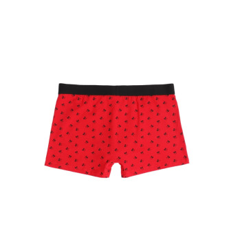 Disney Mickey Faces boxer shorts red