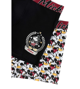 Disney Conjunto de 2 boxers Mickey King em preto, multicolorido
