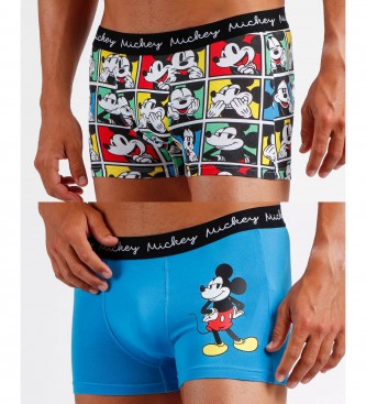 Disney Pack of 2 blue Mickey Window boxers