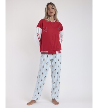 Disney Veste  manches longues Mickey New York rouge