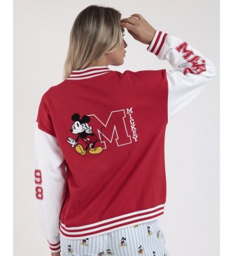 Disney Long Sleeve Jacket Mickey New York red