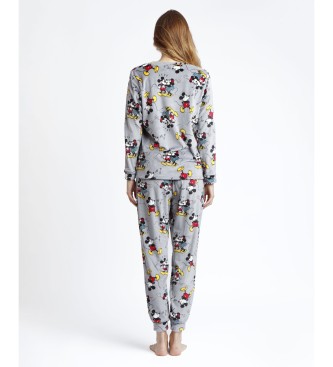 Disney Pyjama manches longues Mickey Grey D grey