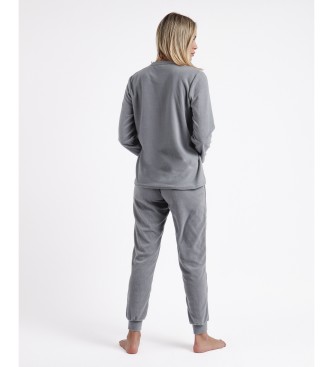 Pyjama Homme DISNEY Mickey TOPOLINO interlock coton Couleur Medium WD14100  Gris