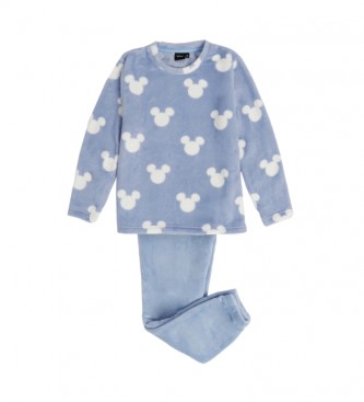 Disney Mickey Little Dreamer long sleeve warm pyjamas blue