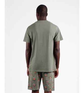 Disney Gekke Kermit groene pyjama met korte mouwen