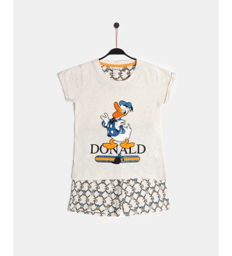Disney Piżama z krótkim rękawem Donal Fashion szara