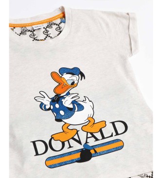 Disney Piżama z krótkim rękawem Donal Fashion szara