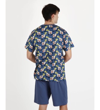 Disney Pyjama à manches courtes Goofy pour hommes