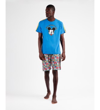 Disney Hey Mickey Blue Short Sleeve Pyjamas