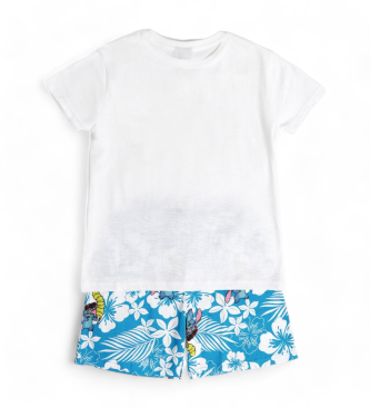 Disney Lilo & Stitch Pyjama korte mouwen wit, blauw