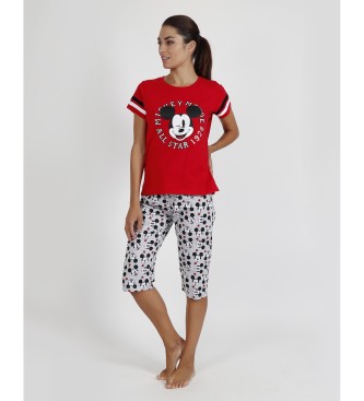 Disney Mickey All Stars Women's Short Sleeve Pajamas