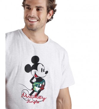 Disney Pyjama Mickey Jungle gris, vert