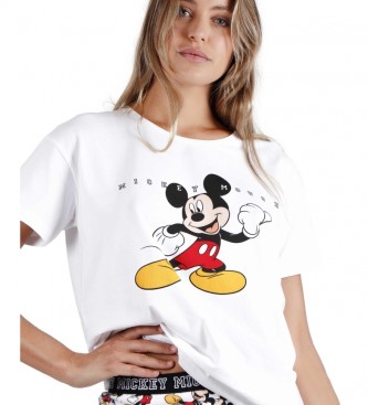 Disney Mickey Poses white pajamas