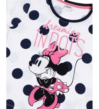 Disney Pijama Minnie Dots marino
