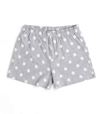 Disney Pijama Manga Corta Minnie Dots gris