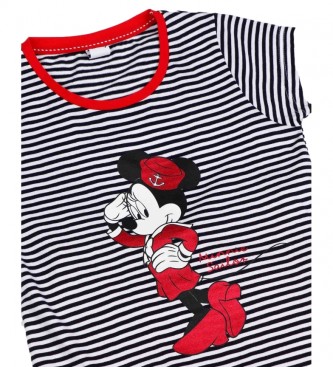 Disney Piżama Minnie Sailor granatowa, czerwona
