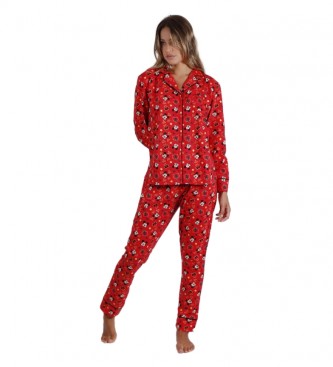 Disney Mickey kerst pyjama rood