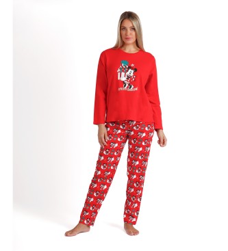 Disney Pyjama lange mouwen vakantie rood