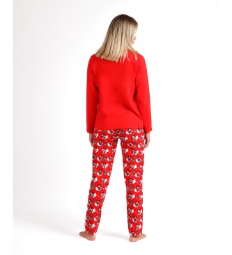 Disney Pyjama  manches longues Holidays rouge