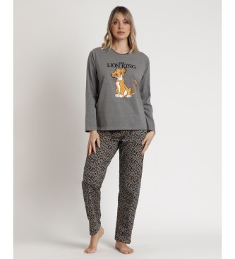 Disney Lion King Grey Long Sleeve Pyjamas