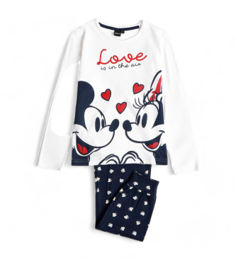 Disney Love is in the Air Pyjama Long Sleeve white