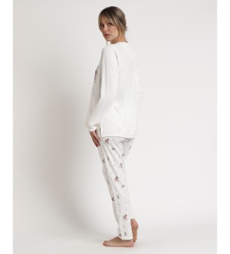 Disney Maternit Bambi You are so Loved Pyjama  manches longues blanc