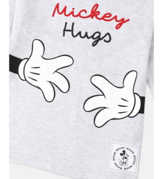 Disney Pijama Mickey Hugs cinza