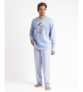 Disney Mickey Little Dreamer Schlafanzug mit langen rmeln blau
